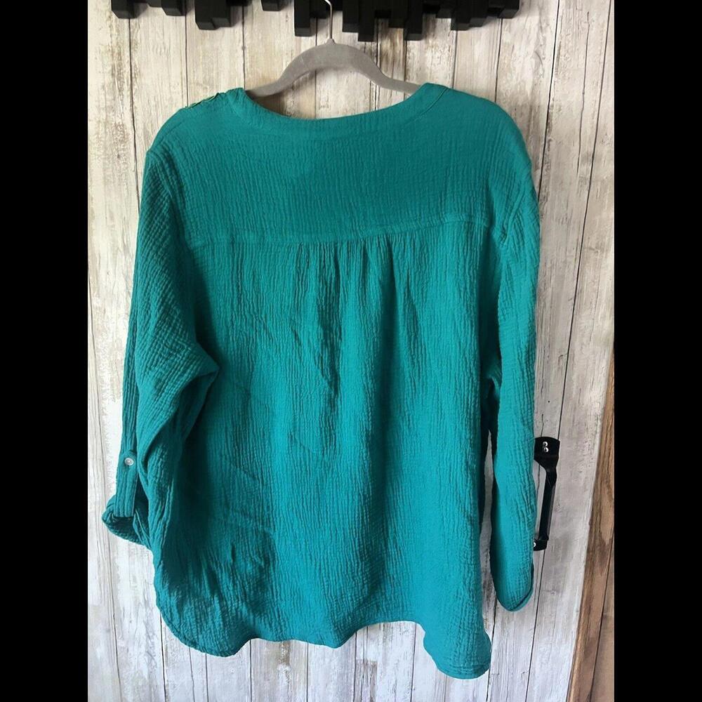 Ruby Rd. 2X Embroidered Boho Tunic‎ Top - Picture 8 of 8